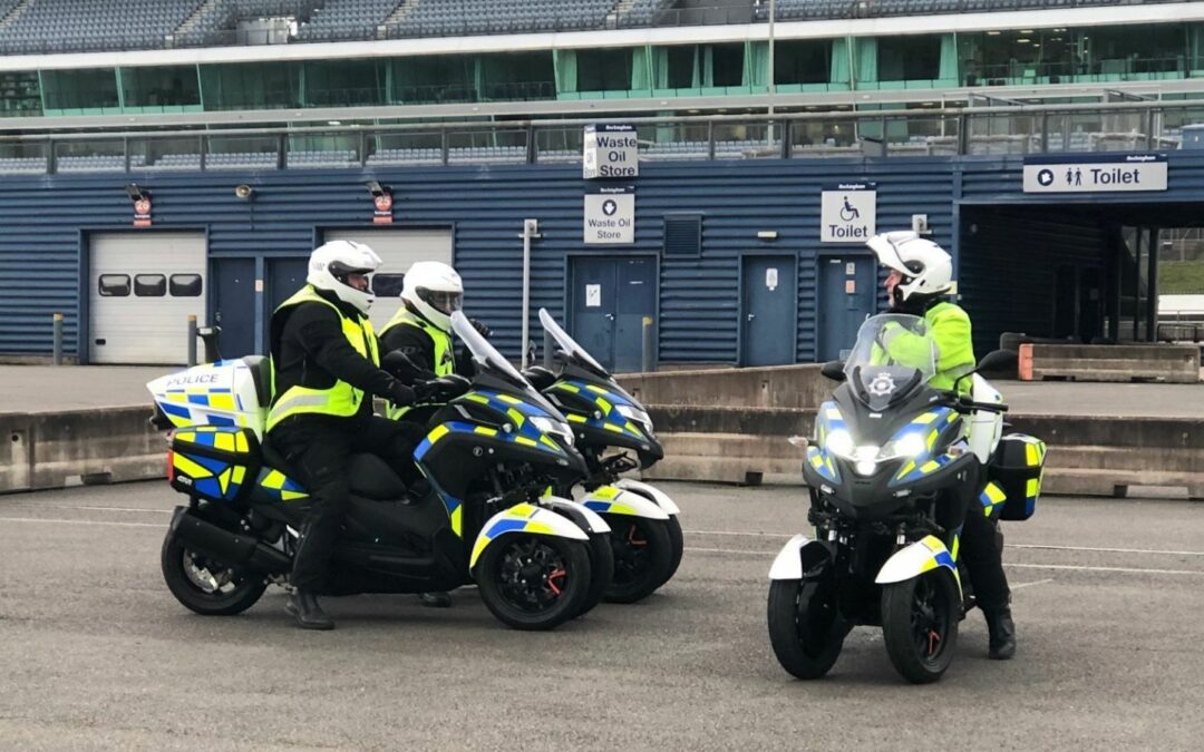 White Motorcycle Concepts delivers second WMC300FR Police Trail Event